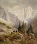 Chamois in alta montagna - Leopold Munsch — vista dell’opera