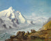 Gruppo di alpinisti accanto - Leopold Munsch — vista dell’opera