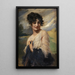 Portrait of a Lady - Leopold Schmutzler — framed artwork on a wall