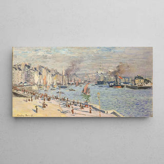 Der Hafen von Le Havre von Claude Monet | Kunstdruck Gemälde Wanddekoration Poster Kopie