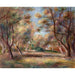 Reproduction of the painting of Les Oliviers à Cagnes - Pierre-Auguste Renoir