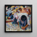 Les Pavés de la rue - Umberto Boccioni — framed artwork on a wall