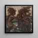 Les Phorcydes - Elihu Vedder — gerahmtes Bild an der Wand