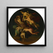Les Pléiades - Moritz von Schwind — framed artwork on a wall