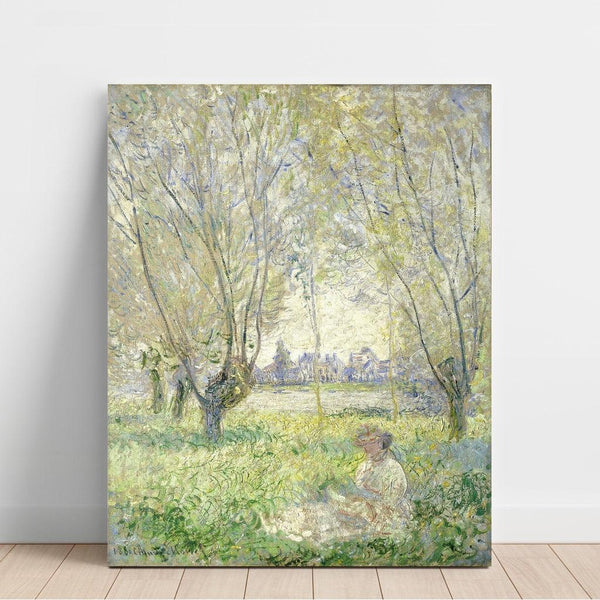 Reproduction of the painting The Willows - Claude Monet