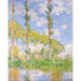 Reproduktion des Gemäldes Die drei Bäume, Sommer - Claude Monet