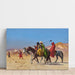 Riproduzione del dipinto I cavalieri attraversano il deserto - Jean-Léon Gérôme