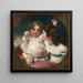 Die Kinder Calmady - Sir Thomas Lawrence — gerahmtes Bild an der Wand