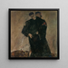 Gli eremiti - Egon Schiele — quadro incorniciato alla parete
