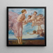 Le quattro stagioni: primavera - Rudolf Jettmar — quadro incorniciato alla parete