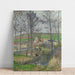 Reproduktion des Gemäldes Das Ufer der Viosne in Osny bei grauem Wetter, im Winter - Camille Pissarro