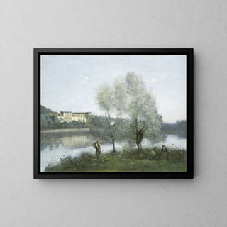 The Bathers of Ville-d'Avray - Jean-Baptiste Camille Corot | Art print Painting Wall decoration poster copy