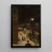Rue de Berlin la nuit - Lesser Ury — quadro incorniciato alla parete
