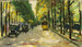 Rue berlinoise ensoleillée - Lesser Ury — vista dell’opera