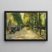 Rue berlinoise ensoleillée - Lesser Ury — quadro incorniciato alla parete