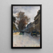 Scène de rue berlinoise en automne, Hôtel Adlon Berlin - Lesser Ury — quadro incorniciato alla parete