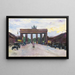 La porta di Brandeburgo visto da Parigi, Berlino - Lesser Ury — quadro incorniciato alla parete