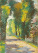 Allée ensoleillée dans le parc - Lesser Ury — vista dell’opera