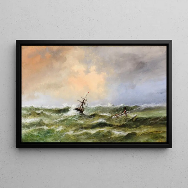 Lev Felixovich Lagorio - Heavy Seas in the Black Sea.webp