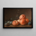 Pfirsiche und Pflaumen - Li Louis Princ Salbreux — gerahmtes Bild an der Wand