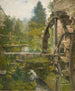 Romantisches Wasser-Mühlen-Gemälde - Lieven Herremans — Ansicht des Kunstwerks