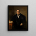 L'architecte Lodewijk Jozef Adriaan Roelandt - Léon de Winne — gerahmtes Bild an der Wand