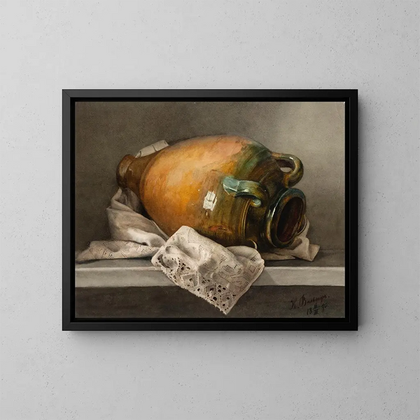 Stillleben mit Früchten - Lilly Walther — gerahmtes Bild an der Wand