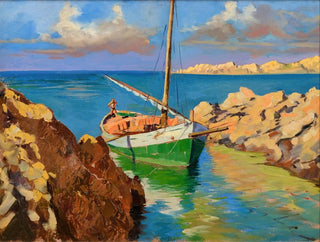 Llewelyn Lloyd - The Return of the Fishing Boat.webp