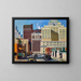Rue South Akard - Lloyd Sargent — quadro incorniciato alla parete