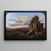 Ruins - Lluís Rigalt — framed artwork on a wall
