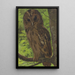 Owl Barn Owl - Léon Paul Robert — framed artwork on a wall