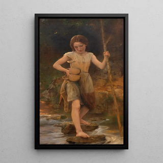 LonJeanBasile Perrault - Crossing a creek.webp