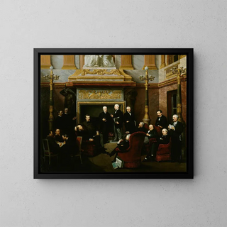 Lon Aclocque - Le Fumoir de lAssemble nationale au chteau de Versailles en 1876.webp