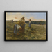 Glaneuses le soir - Léon Augustin Lhermitte — gerahmtes Bild an der Wand