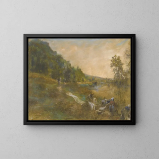 Lon Augustin Lhermitte - Laveuses  la marne le matin.webp