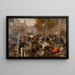 Les Halles - Léon Augustin Lhermitte — gerahmtes Bild an der Wand