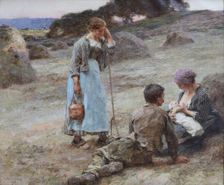Lon Augustin Lhermitte - The Babys hour.webp