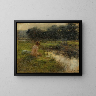 Lon Augustin Lhermitte - The Bather.webp