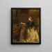 Perduto nei suoi pensieri - Léon Brunin — quadro incorniciato alla parete