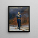 L'Officier polonais Praga 1831 - Léon Cogniet — gerahmtes Bild an der Wand