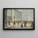 Les Halles, Paris - Léon Lemaitre — gerahmtes Bild an der Wand