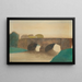 Pont - Léon Spilliaert — gerahmtes Bild an der Wand