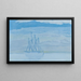 Chalutier sur la mer - Léon Spilliaert — gerahmtes Bild an der Wand