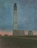 Der Leuchtturm von Ostende bei Sonnenaufgang - Léon Spilliaert — Ansicht des Kunstwerks