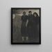 Fischer und Fischerinnen - Léon Spilliaert — gerahmtes Bild an der Wand