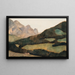 Paesaggio di Innsbruck - Léon Spilliaert — quadro incorniciato alla parete