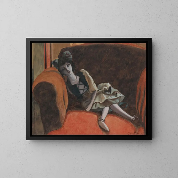 Pop - Léon Spilliaert — gerahmtes Bild an der Wand