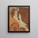 Puppe in einem Sessel - Léon Spilliaert — gerahmtes Bild an der Wand
