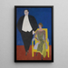 Ritratto di Gustave e Norine Van Hecke - Léon Spilliaert — quadro incorniciato alla parete