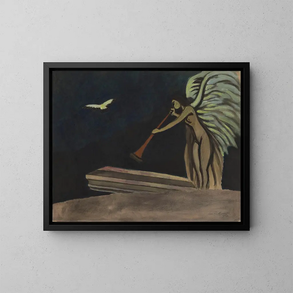 Auferstehung - Léon Spilliaert — gerahmtes Bild an der Wand